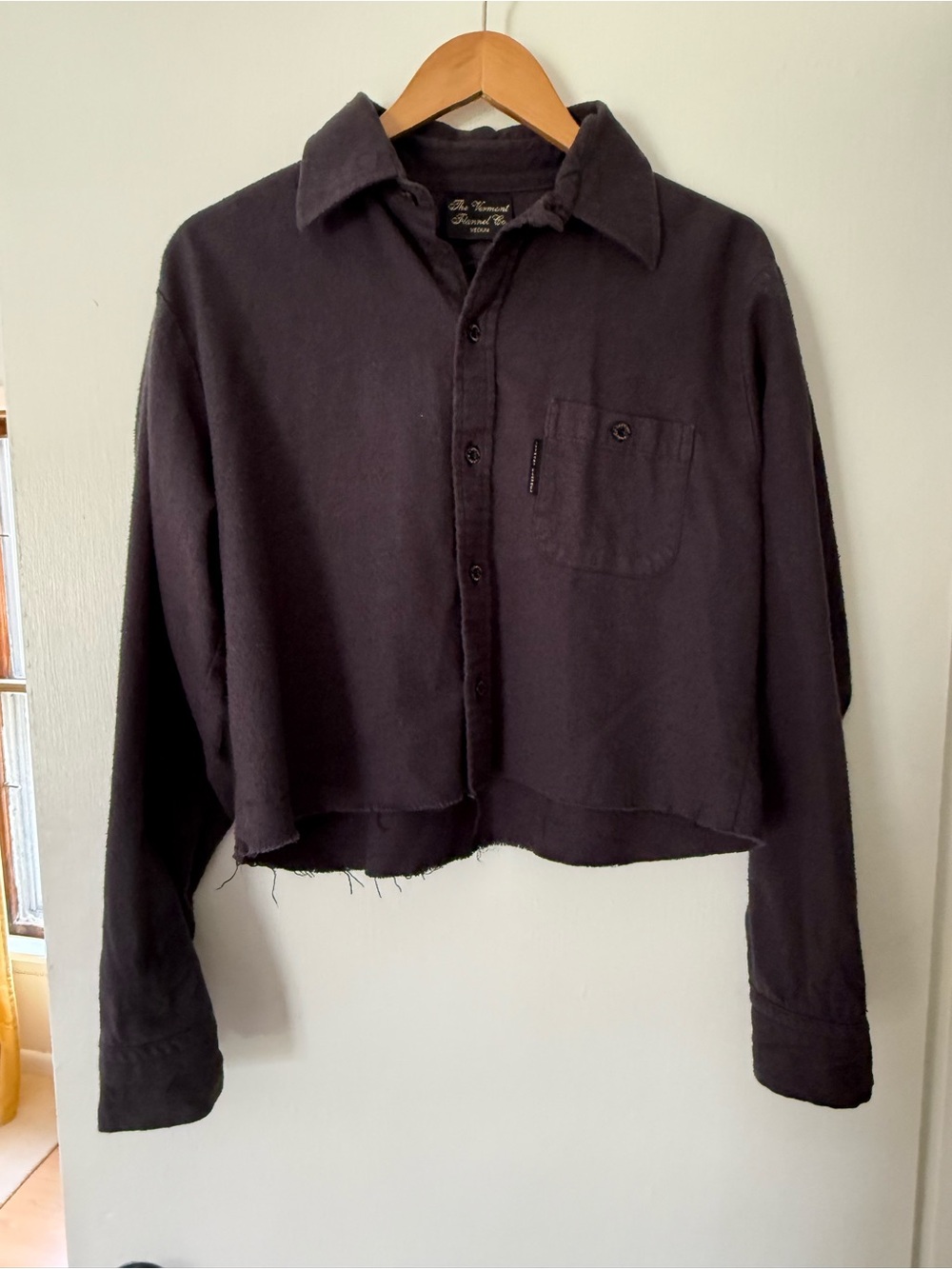 Vermont Flannel Co cropped button down